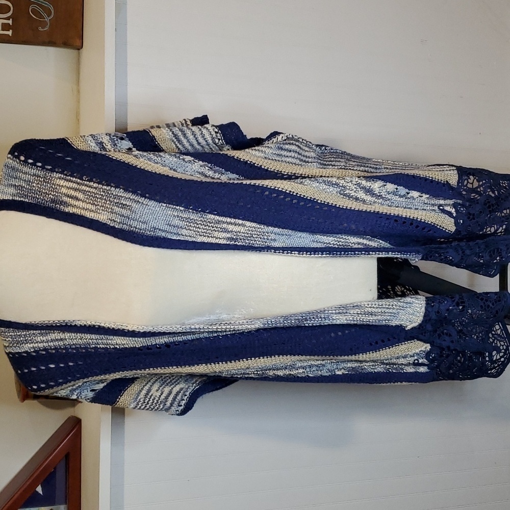 Chicos‎ Knit Open Kimono Duster Small/Medium